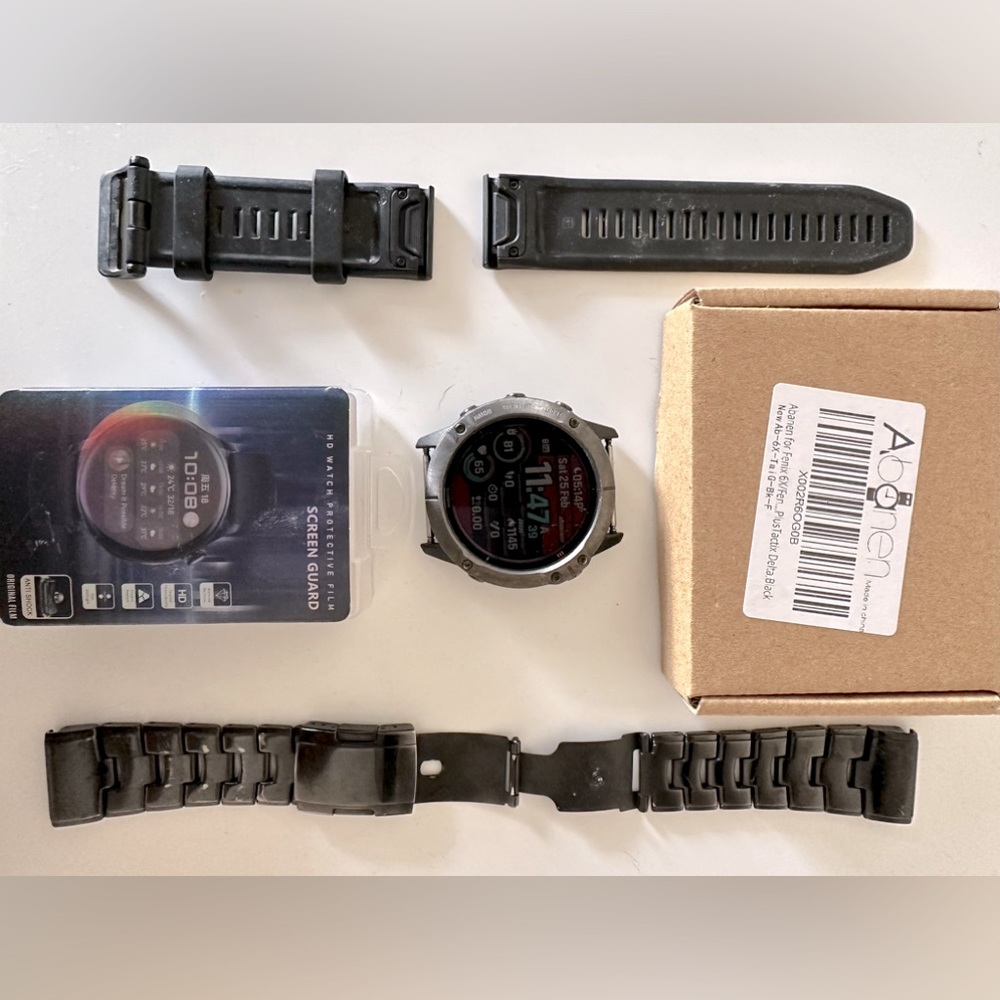 Garmin Fenix 6x pro Solar 51mm titanium